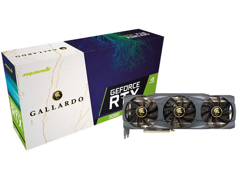 Manli GeForce RTX™ 3080 10GB LHR Gallardo (M3515+N612)